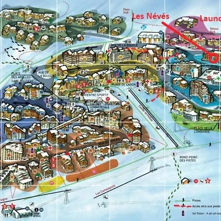 Neves - Location: Pour 4 Personnes Dans Un Quartier Anime Appartamento Val Thorens